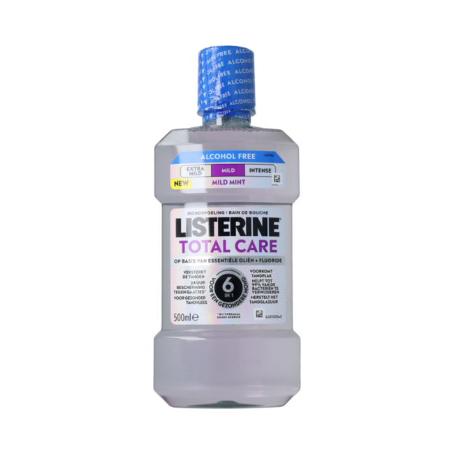 Listerine Total Care AlcoholFree Mild 500ml 500.00 Millilitres