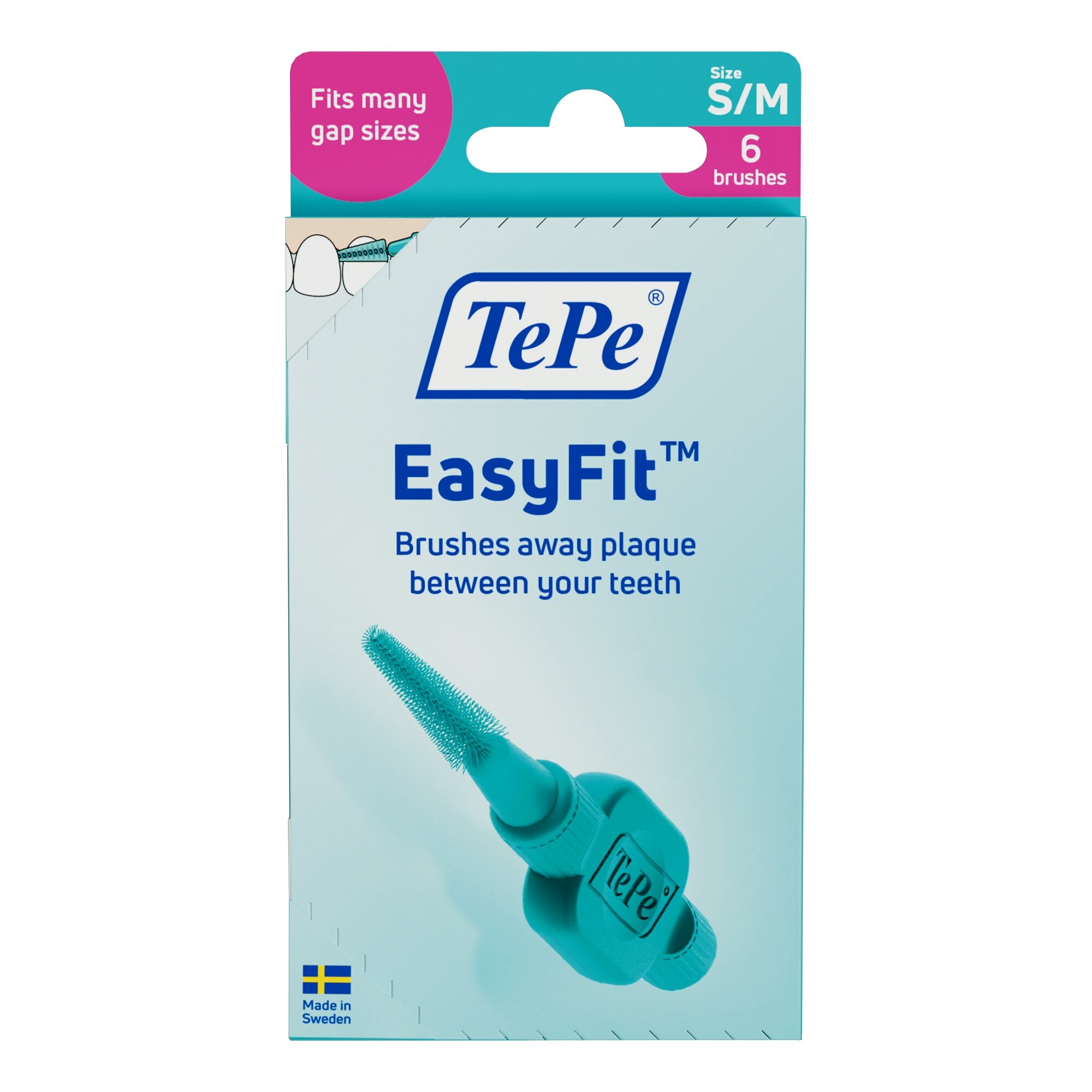TePe EasyFit cepillo interdental 6 unidades