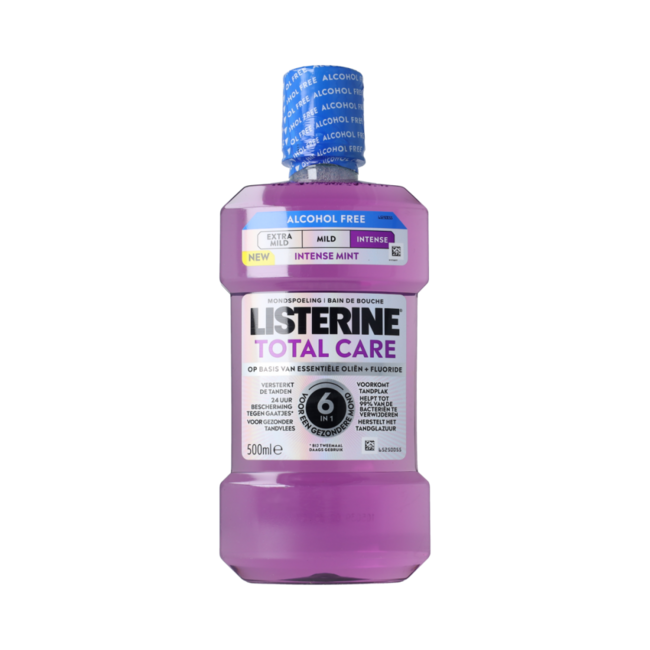 Listerine Total Care AlcoholFree Intense 500ml 500.00 Milliliter