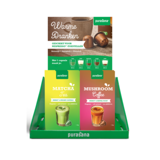 Purasana Display Hot Drinks Nespresso capsules gevuld 0
