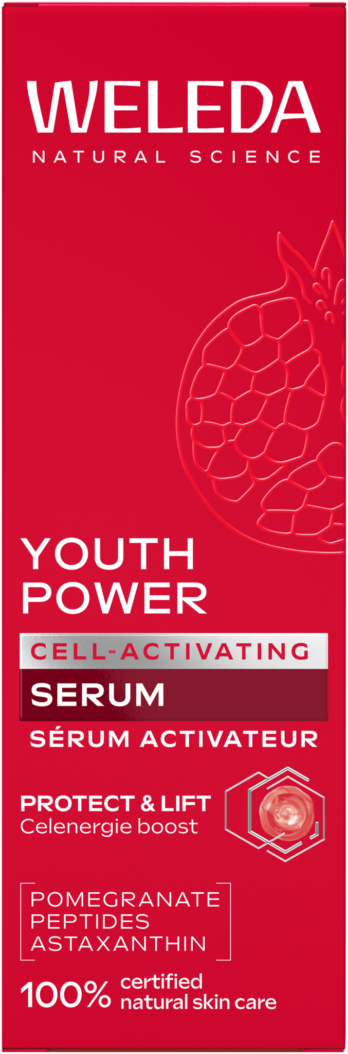 Weleda Youth power serum granaatappel astaxanthine 30 Milliliter