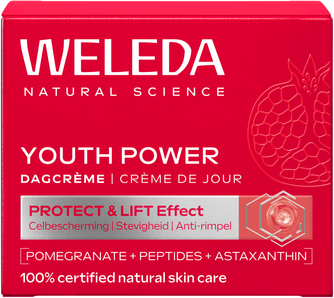 Weleda Youth power dagcreme granaatappel astaxanthine 40 Milliliter