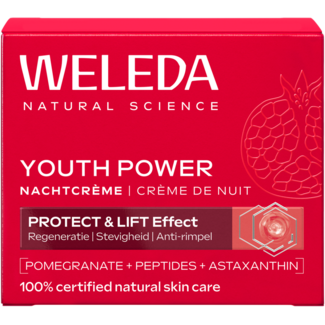Weleda Youth power nachtcreme granaatappel astaxanthine 40.00 Milliliter