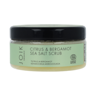 Joik Organics Zitrus & Bergamotte Meersalz-Peeling biologisch vegan 240,00 Gramm