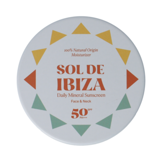 Sol De Ibiza Zonnebrandcrème voor gezicht & nek SPF50 35.00 Gram