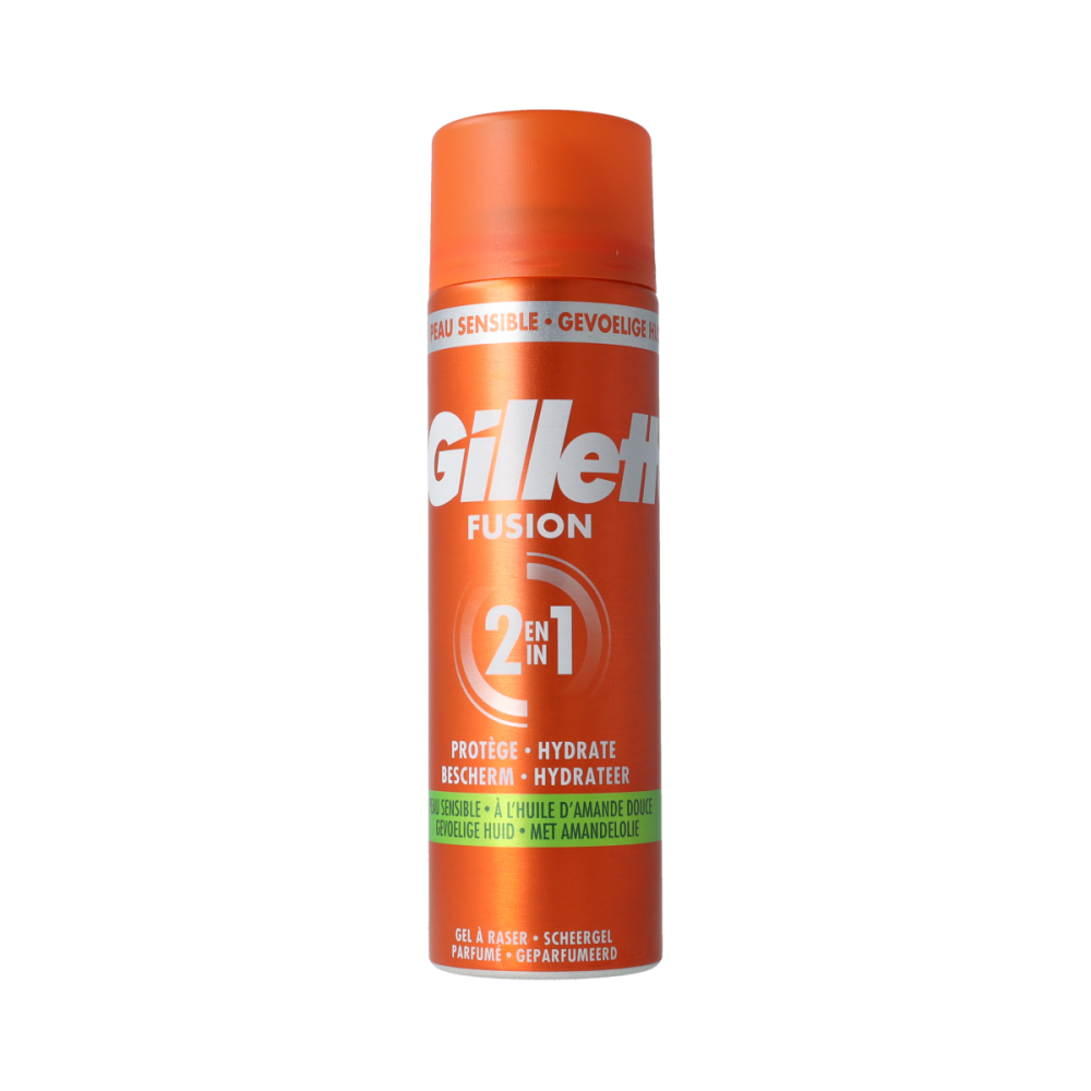 Gillette Fusion scheergel sensitive 200 Milliliter