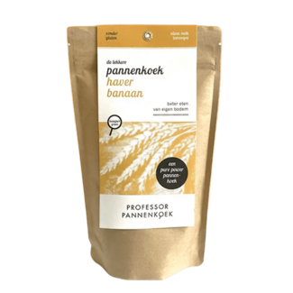 Professor Pannenkoek Pannenkoekenmix haver banaan bio 300.00 Gram