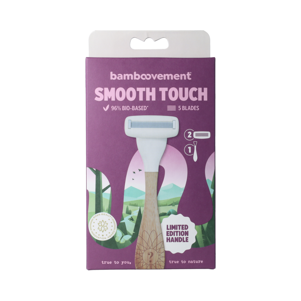 Bamboovement Smooth Touch Scheermes - Limited Edition 2 navul 2 Stuks