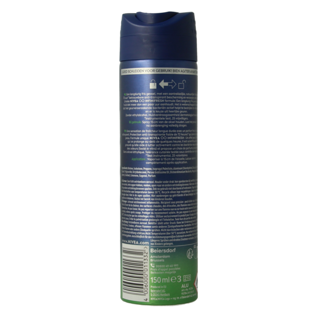 Herren Deodorant Spray Fresh Sensation 150 Milliliter