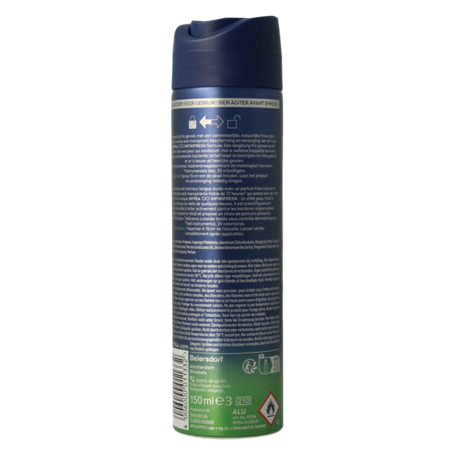 Herren Deodorant Spray Fresh Sensation 150 Milliliter