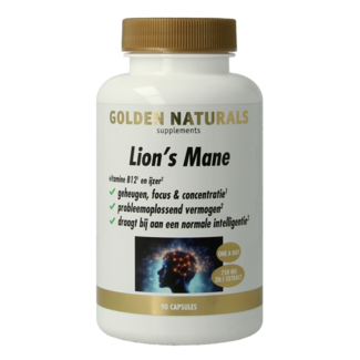 Golden Naturals Criniera di Leone 90 capsule Vegetariane