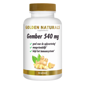 Golden Naturals Zenzero 300mg 90 Capsule Vegetariane