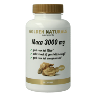 Golden Naturals Maca 3000mg 90 capsule vegetariane