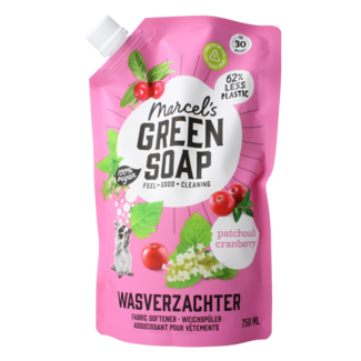 Marcel's Green Soap Ammorbidente ricarica patchouli e mirtillo rosso 750 Millilitri