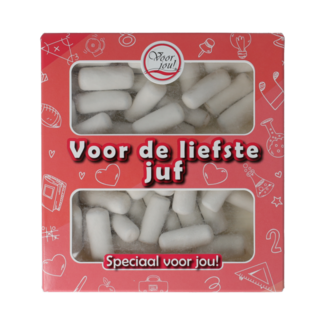 Voor Jou! Tafel „Het zit d'rop, bedankt juf“ 150,00 Gramm