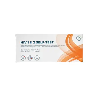 The Tester HIV test (Snelle zelftest op HIV 1/2) 1.00 Stuks
