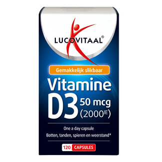Lucovitaal D3 50mcg 2000IE Vitamine 120.00 Softgels