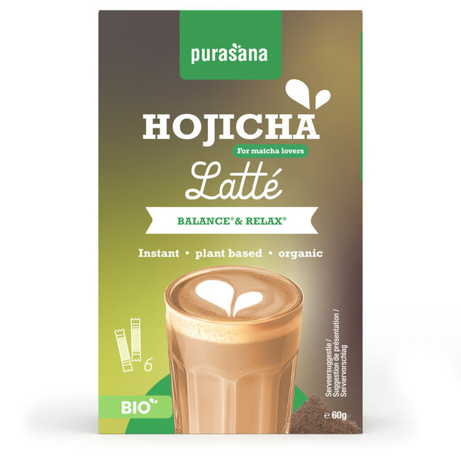 Hojicha latte istantaneo 6x10g bio 60 Grammi
