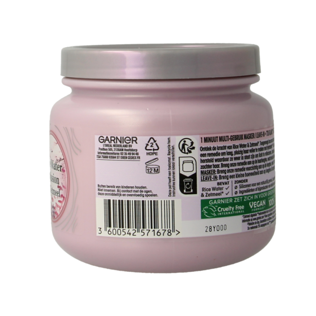 Loving blends masque capillaire infusion d'eau de riz 340 millilitres