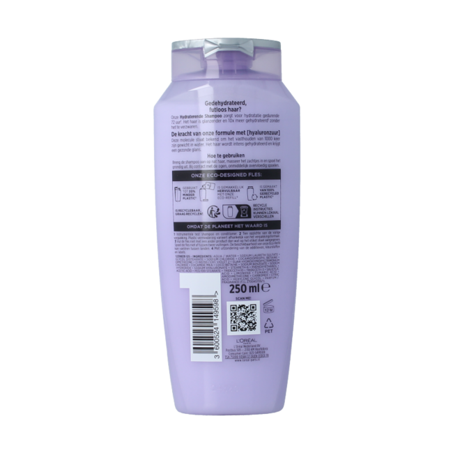 Shampoo hydra hyaluronic 250 Milliliter