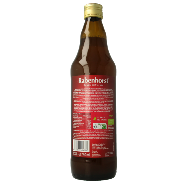 Organic Wheatgrass 750 Millilitres