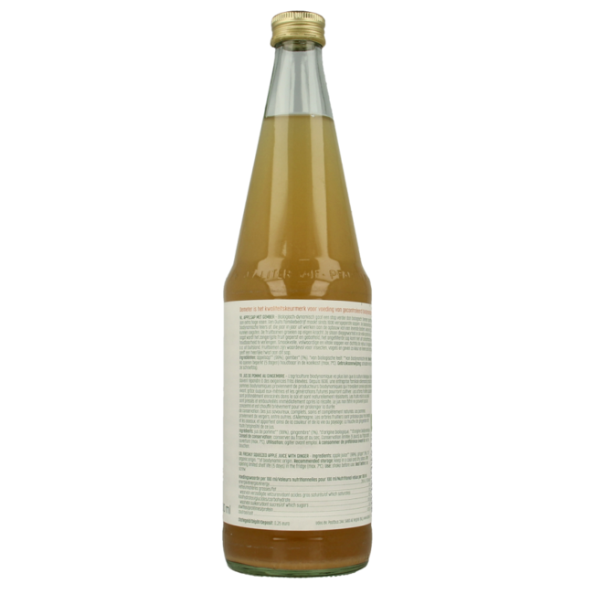 Succo di Mela e Zenzero, Naturalmente Torbido, Demeter Bio 700 Millilitri