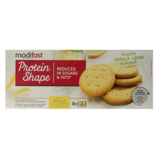 Modifast Protein shape biscuits vanilla and lemon 156 Gram