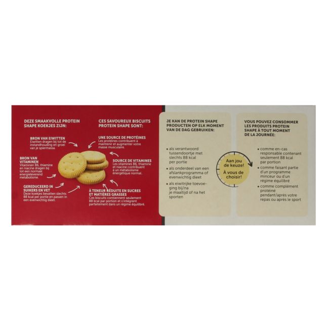 Galletas Protein Shape vainilla y limón 156 gramos