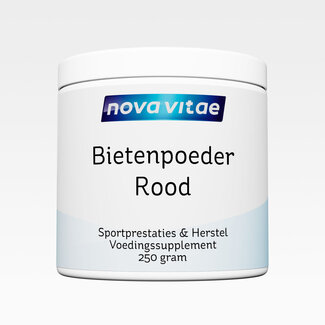 Nova Vitae Poudre de betterave rouge 250 grammes