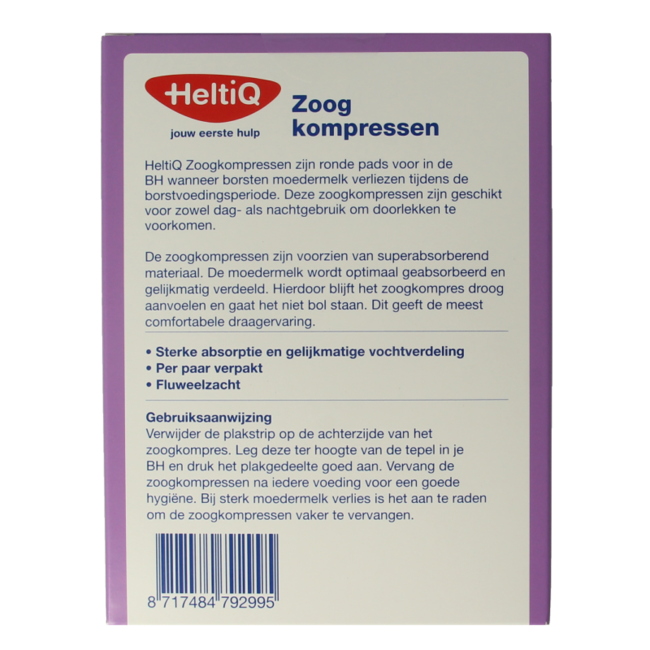 Zoogkompressen zwart 30 Stuks