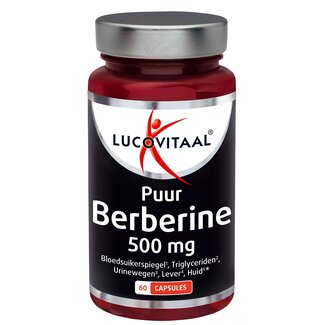 Lucovitaal Berberine 500mg pure 60 Capsules