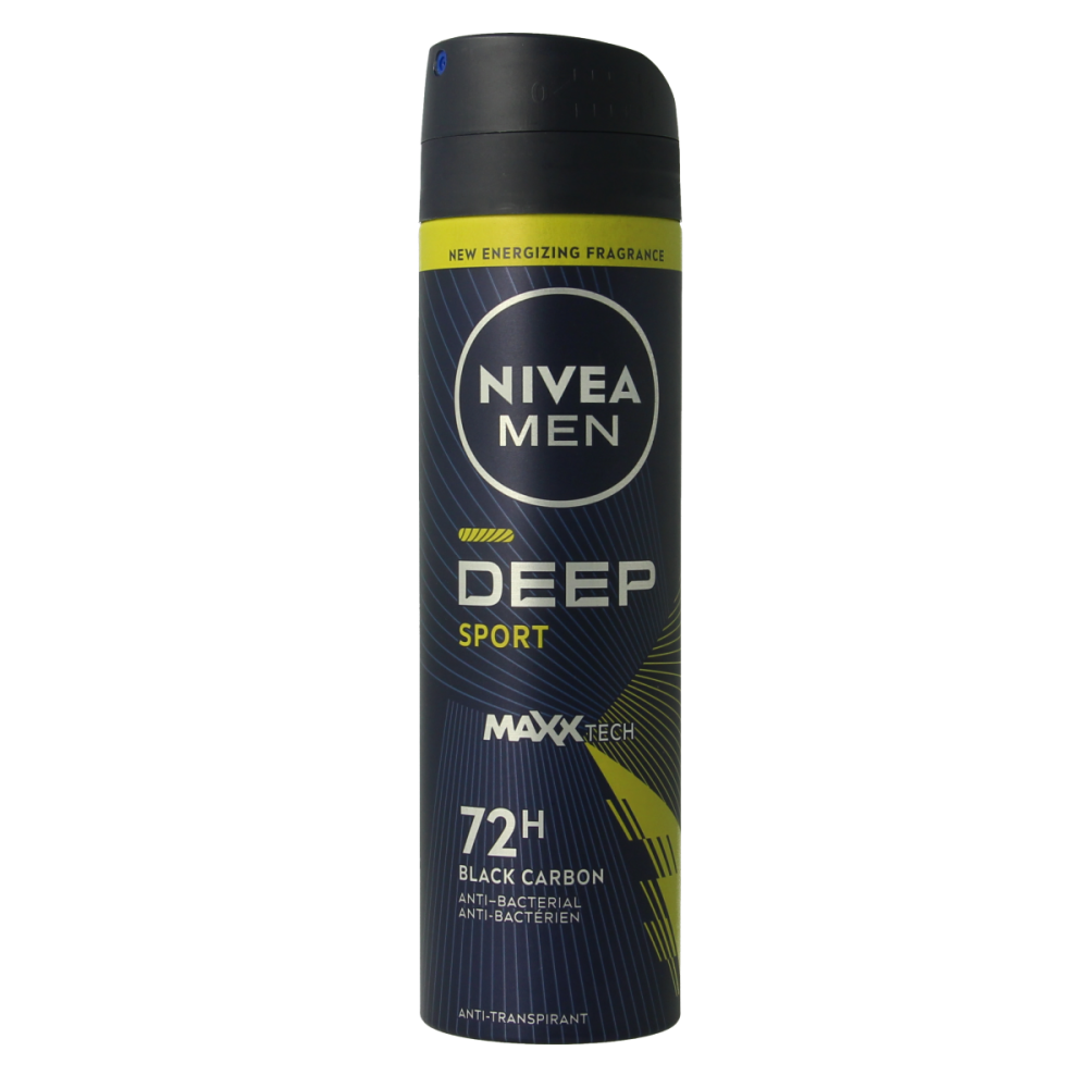 Nivea Desodorante en spray para hombre deep sport 150 mililitros