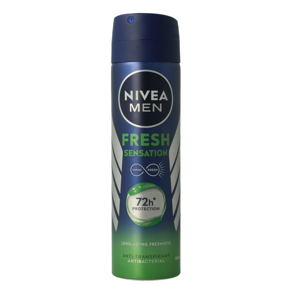 Nivea Desodorante en spray para hombre fresh sensation 150 mililitros