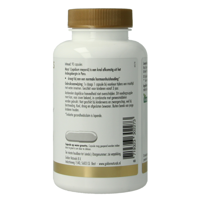 Maca 3000 mg 90 cápsulas vegetales