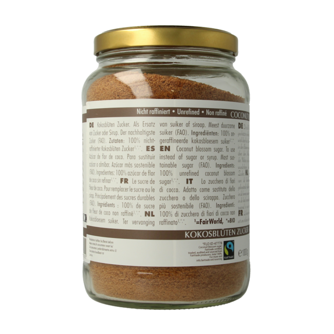 Gula java brut organic 1 Kilogram