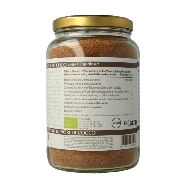 Gula java brut organic 1 Kilogram