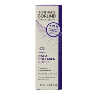 Borlind Natu collagen boost plum lip serum 15 Millilitres