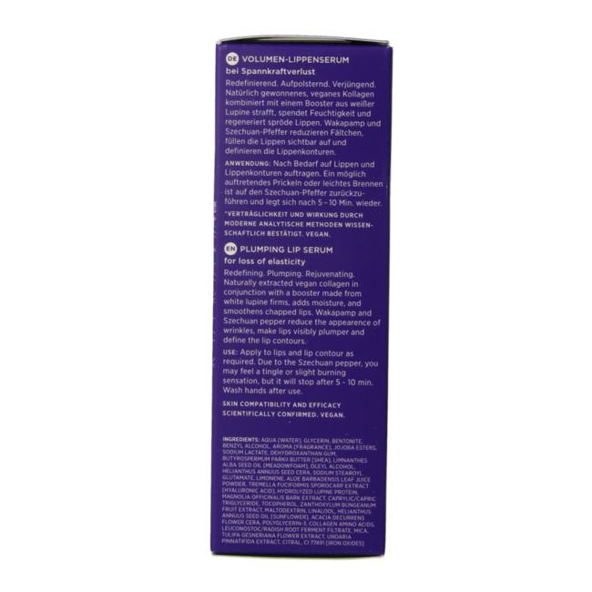 Natu collagen boost plum lip serum 15 mililitros