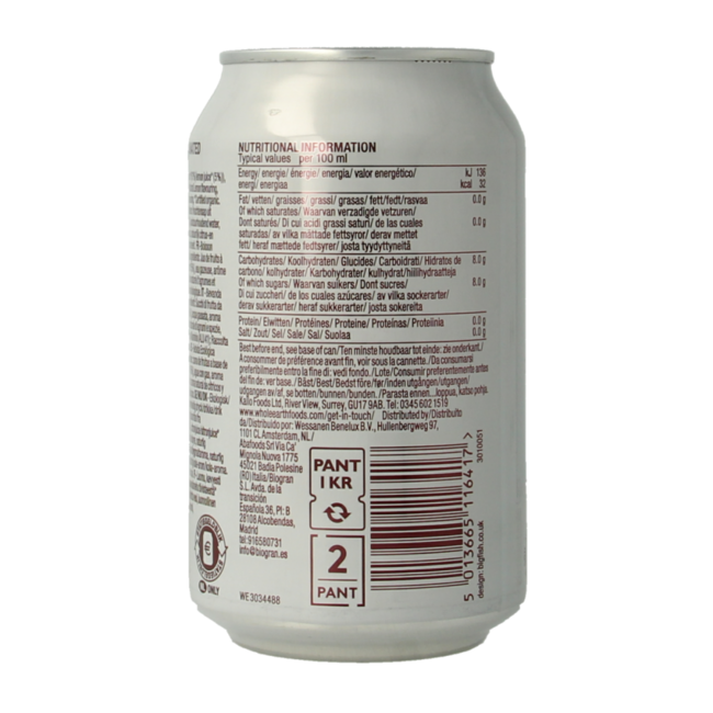 Sparkling cola bio 330.00 Milliliter