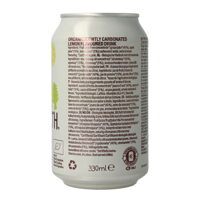 Limonade pétillante bio 330 millilitres