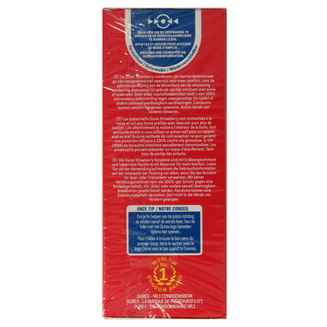 Sexy Strawberry condoms 20 pieces