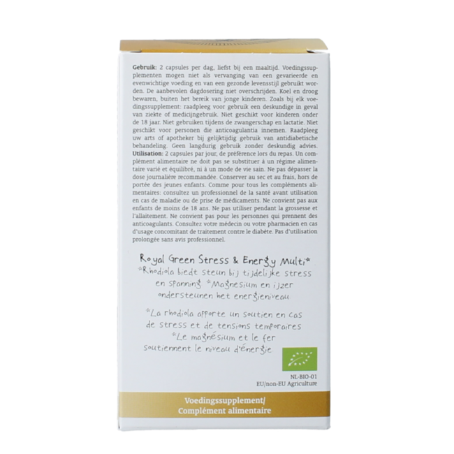 Stress & energy multi bio 60 Vegetarische capsules