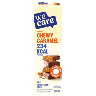 WeCare Meal replacement bars chewy caramel 120.00 Gram