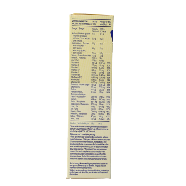 Meal replacement bars fruity banana 116 Gram