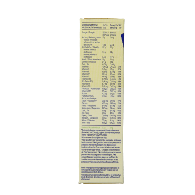 Mahlzeitenersatzriegel Erdnuss-Nougat 116 Gramm