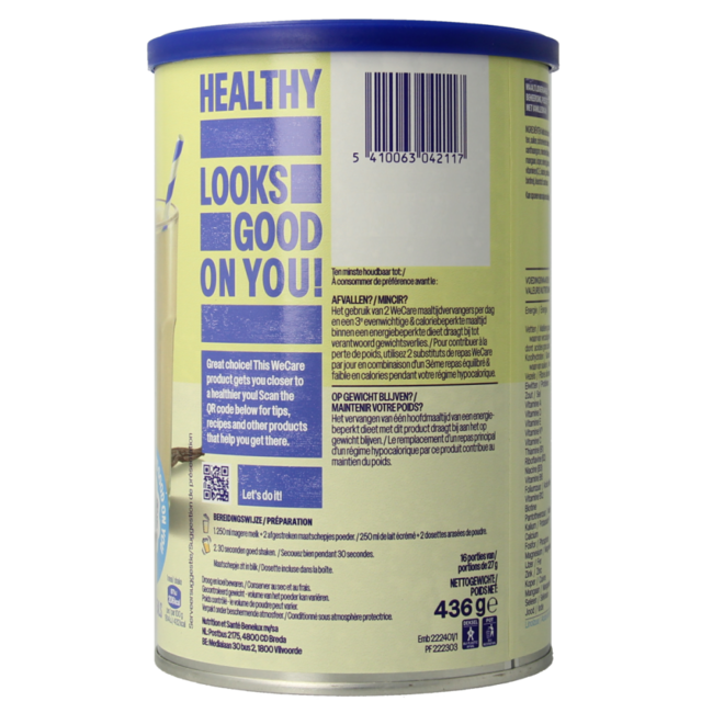 Meal replacement shake French vanilla 436 Gram