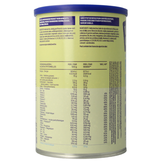 Meal replacement shake French vanilla 436 Gram