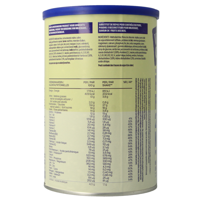 Meal replacement shake forest fruits 436 Gram
