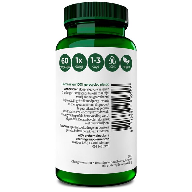 1030 Paddenstoelen complex 60 Vegetarische capsules