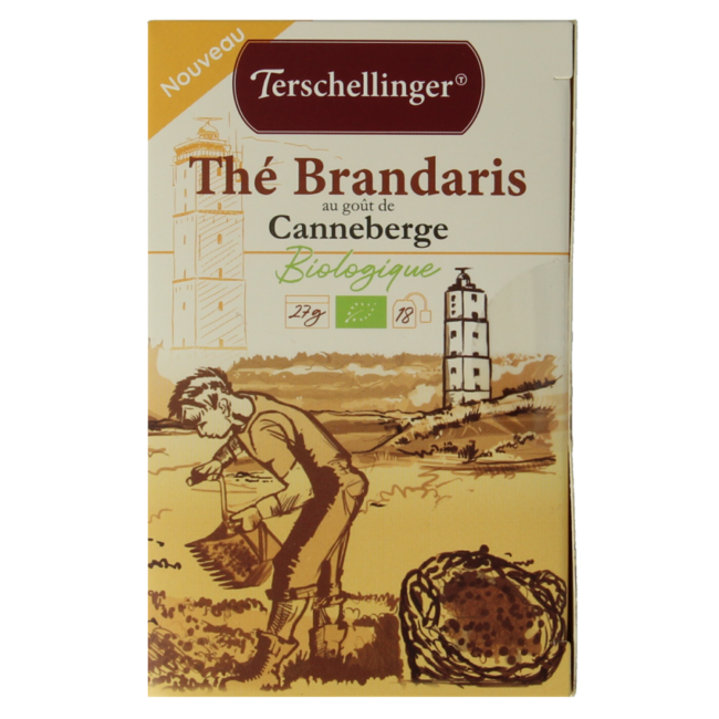 Té negro con arándano rojo bio 18 bolsitas
